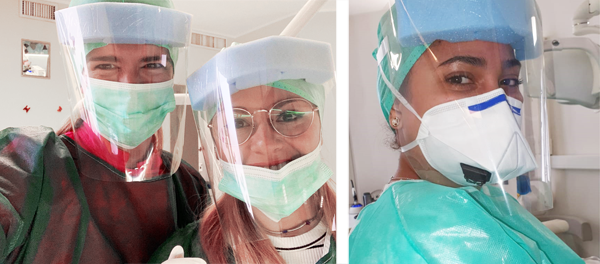 Il nostro personale sanitario è protetto secondo i più rigidi standard di sicurezza.